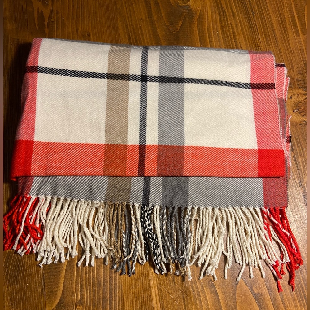 Super Soft Indigo Scarf